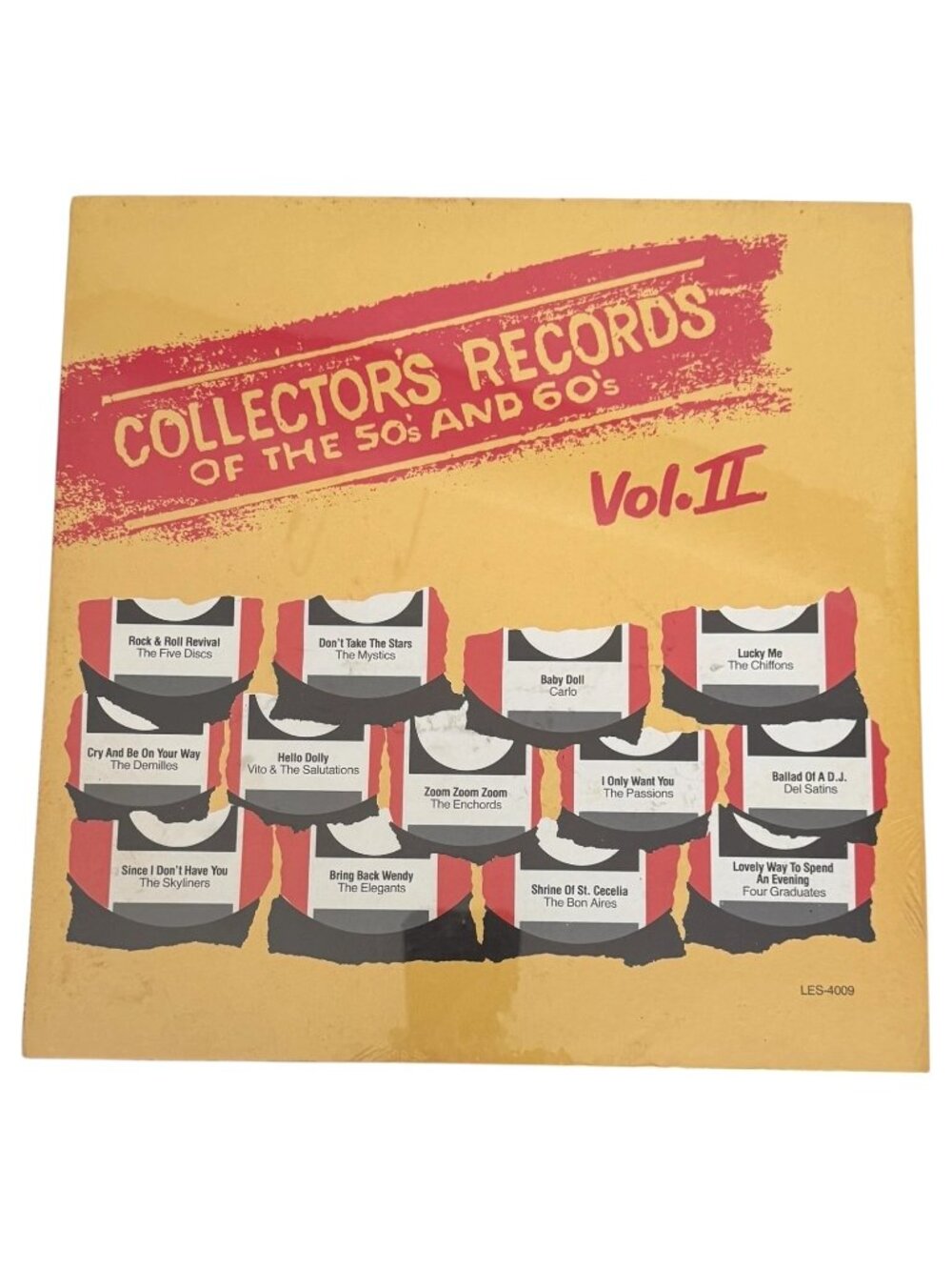 Sealed Collectors Records Of The 50s And 60s Vol II Vinyl LP 1978 Laurie Records
